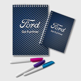 Блокнот с принтом FORD Форд в городе Новоалтайск, 100% бумага | 48 листов, плотность листов — 60 г/м2, плотность картонной обложки — 250 г/м2. Листы скреплены удобной пружинной спиралью. Цвет линий — светло-серый
 | Тематика изображения на принте: 