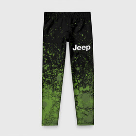 Детские леггинсы 3D с принтом JEEP / Джип в городе Новоалтайск, полиэстер 85%, спандекс 15% | эластичный пояс, зауженный крой | auto | jeep | logo | moto | symbol | авто | автомобиль | гонки | джип | знак | лого | логотип | логотипы | марка | машина | мото | символ | символы