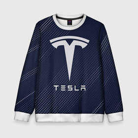 Детский свитшот 3D с принтом TESLA / Тесла в городе Новоалтайск, 100% полиэстер | свободная посадка, прямой крой, мягкая тканевая резинка на рукавах и понизу свитшота | Тематика изображения на принте: auto | logo | moto | motors | symbol | tesla | авто | автомобиль | гонки | знак | лого | логотип | логотипы | марка | машина | мото | моторс | символ | символы | тесла