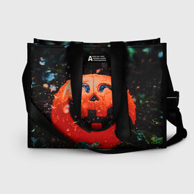 Сумка-шоппер 3D Pumpkin: в городе Новоалтайск, 100% полиэстер | застегивается на металлическую кнопку; внутренний карман застегивается на молнию. Стенки укреплены специальным мягким материалом, чтобы защитить содержимое от несильных ударов
 | halloween | pumpkin head devil | тыква джек | хэллоуин