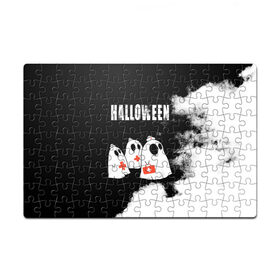 Пазл магнитный 126 элементов с принтом Halloween медицина в городе Новоалтайск, полимерный материал с магнитным слоем | 126 деталей, размер изделия —  180*270 мм | Тематика изображения на принте: 31 октября | halloween | halowen | ведьма | день всех святых | джек | костюм | кровь | лого | монстр | надпись | праздник | приведение | призрак | светильник | символ | страшная | тыква | ужасы | хеллоуин | хеллуин