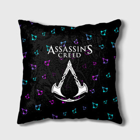 Подушка 3D с принтом ASSASSIN’S CREED VALHALLA в городе Новоалтайск, наволочка – 100% полиэстер, наполнитель – холлофайбер (легкий наполнитель, не вызывает аллергию). | состоит из подушки и наволочки. Наволочка на молнии, легко снимается для стирки | creed | game | games | logo | valhalla | ассасин | ассасинс | ассассин | ассассинс | вальгалла | игра | игры | крид | лого | логотип | логотипы | символ | символы