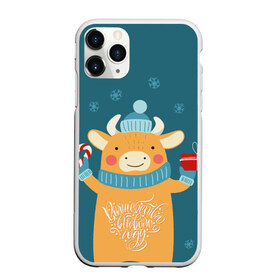 Чехол для iPhone 11 Pro Max матовый с принтом Волшебства в новом году в городе Новоалтайск, Силикон |  | 2021 | бык | год быка | год коровы | новый год | символ года