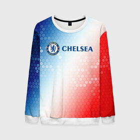 Мужской свитшот 3D с принтом CHELSEA F.C. / ЧЕЛСИ в городе Новоалтайск, 100% полиэстер с мягким внутренним слоем | круглый вырез горловины, мягкая резинка на манжетах и поясе, свободная посадка по фигуре | Тематика изображения на принте: chelsea | club | footbal | logo | знак | клуб | логотип | логотипы | символ | символы | форма | футбол | футбольная | футбольный | челси