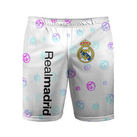 Мужские шорты спортивные с принтом REAL MADRID / РЕАЛ МАДРИД в городе Новоалтайск,  |  | 