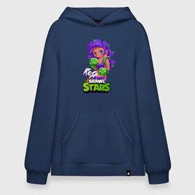 Худи SuperOversize хлопок с принтом Rosa Brawl Stars в городе Новоалтайск, 70% хлопок, 30% полиэстер, мягкий начес внутри | карман-кенгуру, эластичная резинка на манжетах и по нижней кромке, двухслойный капюшон
 | anime | brawl | brawl stars | brawlstars | brawl_stars | panny | rosa | аниме | бравл | бравлстарс | девочка | девушка | манга | роза | роса