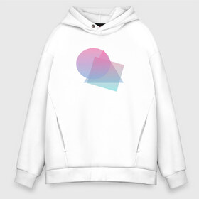 Мужское худи Oversize хлопок с принтом Vaporwave в городе Новоалтайск, френч-терри — 70% хлопок, 30% полиэстер. Мягкий теплый начес внутри —100% хлопок | боковые карманы, эластичные манжеты и нижняя кромка, капюшон на магнитной кнопке | vaporwave | vaporwave геометрия | vaporwave круг | vaporwave пересечение | vaporwave прямоугольник | vaporwave треугольник | вапорвейф | геометрия | музыка | тренд