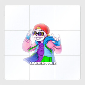 Магнитный плакат 3Х3 с принтом UNDERTALE в городе Новоалтайск, Полимерный материал с магнитным слоем | 9 деталей размером 9*9 см | Тематика изображения на принте: sans | undertale | андертале | андертейл | игра | подземная история | подземная сказка | санс | ундертале