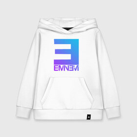 Детская толстовка хлопок с принтом EMINEM в городе Новоалтайск, 100% хлопок | Круглый горловой вырез, эластичные манжеты, пояс, капюшен | Тематика изображения на принте: eminem | rap | актёр | американский рэпер | композитор | маршалл | продюсер | рэп | рэпер | эминем