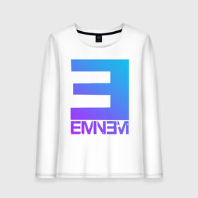 Женский лонгслив хлопок с принтом EMINEM в городе Новоалтайск, 100% хлопок |  | eminem | rap | актёр | американский рэпер | композитор | маршалл | продюсер | рэп | рэпер | эминем
