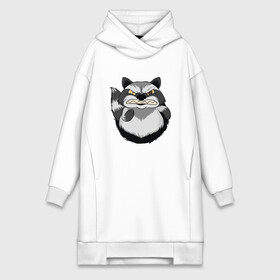 Платье-худи хлопок с принтом Сердитый Енот в городе Новоалтайск,  |  | angry | art | bandit | cute | evil | fat | grunpy | illustration | mad | raccoon | raccoons | rage | raging | арт | бандит | безумный | вор | енотами | енотик | еноты | забавный | злобный | злой | иллюстрация | милый | прикол | пушистый | сме