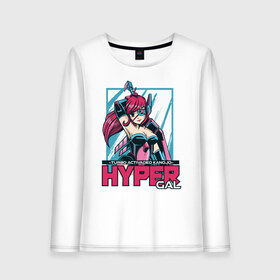 Женский лонгслив хлопок с принтом Hyper Anime Girl в городе Новоалтайск, 100% хлопок |  | cute | fashion | in love | japan | japanese | kanji | kanojo | manga | style | turbo | waifu | вайфу | гипер | девочка | девушка | иероглифы | кавай | кавайи | кавайная | кандзи | катакана | любовь | манга | милая | стиль | тренд | тренды | хир