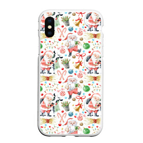 Чехол для iPhone XS Max матовый с принтом новый год 2021 в городе Новоалтайск, Силикон | Область печати: задняя сторона чехла, без боковых панелей | Тематика изображения на принте: 2021 | бык | год быка | год коровы | новый год | символ года