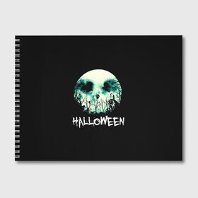 Альбом для рисования с принтом Halloween в городе Новоалтайск, 100% бумага
 | матовая бумага, плотность 200 мг. | Тематика изображения на принте: 31 октября | halloween | halowen | ведьма | день всех святых | джек | костюм | кровь | лого | монстр | надпись | праздник | приведение | призрак | светильник | символ | страшная | тыква | ужасы | хеллоуин | хеллуин