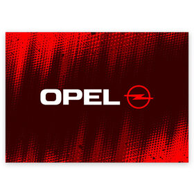Поздравительная открытка с принтом OPEL / Опель в городе Новоалтайск, 100% бумага | плотность бумаги 280 г/м2, матовая, на обратной стороне линовка и место для марки
 | Тематика изображения на принте: auto | logo | moto | opel | symbol | авто | автомобиль | гонки | знак | лого | логотип | логотипы | марка | машина | мото | опель | символ | символы