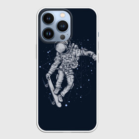 Чехол для iPhone 13 Pro с принтом Космонавт на скейте в городе Новоалтайск,  |  | арт | астронавт | звезда | звёзды | космический отдых | космонавт | космос | ночь | отдых | рисунок | скафандр | скейт | трюки на скейте