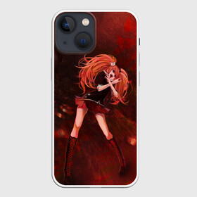 Чехол для iPhone 13 mini с принтом Джунко Эношима в городе Новоалтайск,  |  | Тематика изображения на принте: danganronpa | enoshima | enoshima junko | junko | аниме | данганронпа | джунко | джунко эношима | злодейка | эношима