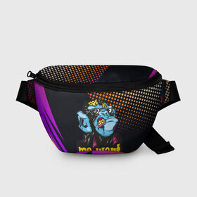 Поясная сумка 3D с принтом Me wants brainnns!!! в городе Новоалтайск, 100% полиэстер | плотная ткань, ремень с регулируемой длиной, внутри несколько карманов для мелочей, основное отделение и карман с обратной стороны сумки застегиваются на молнию | blood | diablo | haloween | horror | дьявол | зомби | кости | кровь | мозги | мясо | страшилка | ужасы | хеллоуин | хелоуин
