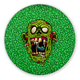 Коврик для мышки круглый с принтом Rock Zombie в городе Новоалтайск, резина и полиэстер | круглая форма, изображение наносится на всю лицевую часть | blood | diablo | haloween | horror | дьявол | зомби | кости | кровь | мозги | мясо | страшилка | ужасы | хеллоуин | хелоуин