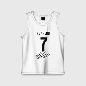 Детская майка хлопок с принтом CRISTIANO RONALDO АВТОГРАФ в городе Новоалтайск,  |  | cristiano ronaldo | fc juventus | juventus | криштиану роналду. | фк ювентус | футбол | футбольный клуб | ювентус