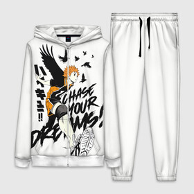 Женский костюм 3D с принтом HAIKYUU Chase Your Dreams в городе Новоалтайск,  |  | haikyu | haikyuu | hinata shoe | kageyama | karasuno | manga | nekoma | аниме | волейбол | кагеяма тобие | карасуно | манга | некома | тсукешима | хайку | хината шо | шое