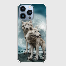 Чехол для iPhone 13 Pro с принтом Волки альбиносы в городе Новоалтайск,  |  | альбинос | волк | волки | волчата | волчонок | зверь