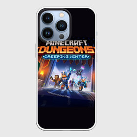 Чехол для iPhone 13 Pro с принтом Minecraft Dungeons в городе Новоалтайск,  |  | Тематика изображения на принте: logo minecraft | minecraft | minecraft dungeons | minecraft live | minekraft | игра | игра майнкрафт | инди | логотип майнкрафт | майнкрафт | майнкрафт в жизни | майнкрафт лайв | надпись | персонажи майнкрафт | подземелье