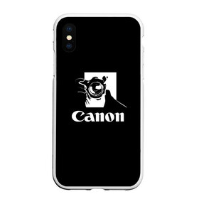 Чехол для iPhone XS Max матовый с принтом Canon в городе Новоалтайск, Силикон | Область печати: задняя сторона чехла, без боковых панелей | canon | кэнон | линза | снимок | фото | фотоаппарат | фотограф | фотографер | фотография | фоточки