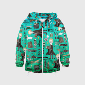 Детская ветровка 3D с принтом Драко в городе Новоалтайск, 100% полиэстер | подол и капюшон оформлены резинкой с фиксаторами, по бокам два кармана без застежек, один потайной карман на груди | draco malfoy | harry potter | vdzabma | гарри поттер | драко малфой | дрейко малфой