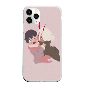 Чехол для iPhone 11 Pro матовый с принтом ZERO TWO AND HIRO CUTE в городе Новоалтайск, Силикон |  | anime | children | kiss | waifu | zero two | аниме | аска | вайфу | герой | дети | евангелион | зеро ту | любимый во франксе | манга | отаку | поцелуй | хиро