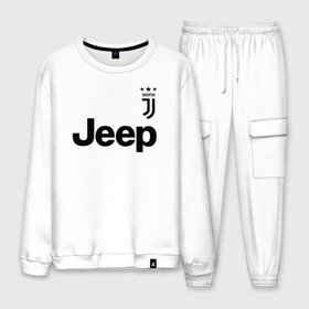 Мужской костюм хлопок с принтом JUVENTUS (НА СПИНЕ) в городе Новоалтайск, 100% хлопок | на свитшоте круглая горловина, мягкая резинка по низу. Брюки заужены к низу, на них два вида карманов: два “обычных” по бокам и два объемных, с клапанами, расположенные ниже линии бедра. Брюки с мягкой трикотажной резинкой на поясе и по низу штанин. В поясе для дополнительного комфорта — широкие завязки | cristiano ronaldo | fc juventus | juventus | криштиану роналду. | фк ювентус | футбол | футбольный клуб | ювентус