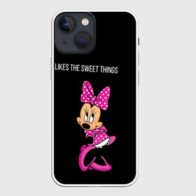 Чехол для iPhone 13 mini с принтом likes the sweet things в городе Новоалтайск,  |  | мини маус на одежде likes the sweet things