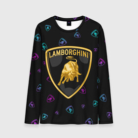 Мужской лонгслив 3D с принтом LAMBORGHINI / Ламборгини в городе Новоалтайск, 100% полиэстер | длинные рукава, круглый вырез горловины, полуприлегающий силуэт | auto | lambo | lamborghini | logo | moto | symbol | авто | автомобиль | гонки | знак | ламбо | ламборгини | ламборджини | лого | логотип | логотипы | марка | машина | мото | символ | символы
