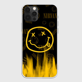 Чехол для iPhone 12 Pro Max с принтом Nirvana в городе Новоалтайск, Силикон |  | Тематика изображения на принте: music | nirvana | rock | smile | американская рок группа | гранж | известные личности | крист новоселич | курт кобейн | музыка | музыканты | нирвана | панк рок | певцы | рок | смайл | хард рок | хэви металл