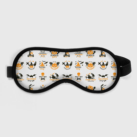 Маска для сна 3D с принтом Halloween в городе Новоалтайск, внешний слой — 100% полиэфир, внутренний слой — 100% хлопок, между ними — поролон |  | 31 октября | halloween | halowen | ведьма | день всех святых | джек | костюм | кровь | лого | монстр | надпись | праздник | приведение | призрак | светильник | символ | страшная | тыква | ужасы | хеллоуин | хеллуин