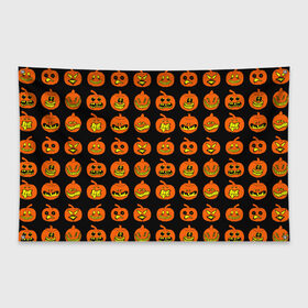 Флаг-баннер с принтом Halloween в городе Новоалтайск, 100% полиэстер | размер 67 х 109 см, плотность ткани — 95 г/м2; по краям флага есть четыре люверса для крепления | 31 октября | halloween | halowen | ведьма | день всех святых | джек | костюм | кровь | лого | монстр | надпись | праздник | приведение | призрак | светильник | символ | страшная | тыква | ужасы | хеллоуин | хеллуин