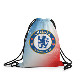 Рюкзак-мешок 3D с принтом CHELSEA F.C. / ЧЕЛСИ в городе Новоалтайск, 100% полиэстер | плотность ткани — 200 г/м2, размер — 35 х 45 см; лямки — толстые шнурки, застежка на шнуровке, без карманов и подкладки | Тематика изображения на принте: chelsea | club | footbal | logo | знак | клуб | логотип | логотипы | символ | символы | форма | футбол | футбольная | футбольный | челси
