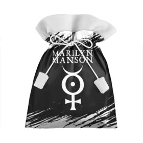 Подарочный 3D мешок с принтом MARILYN MANSON / М. МЭНСОН в городе Новоалтайск, 100% полиэстер | Размер: 29*39 см | Тематика изображения на принте: logo | manson | marilyn | music | rock | группа | лого | логотип | логотипы | менсон | мерилин | мерлин | музыка | мэнсон | мэрилин | рок | символ