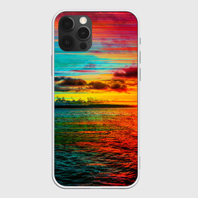 Чехол для iPhone 12 Pro Max с принтом Glitch Sunset в городе Новоалтайск, Силикон |  | clouds | glitch | ocean | sea | sky | sun | sunset | water | вода | глитч | море | небо | облака | океан | солнце