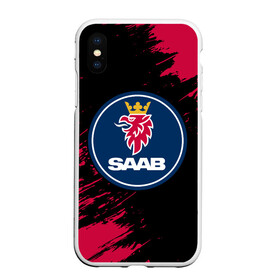 Чехол для iPhone XS Max матовый с принтом SAAB Сааб в городе Новоалтайск, Силикон | Область печати: задняя сторона чехла, без боковых панелей | auto | logo | moto | saab | symbol | авто | автомобиль | гонки | знак | лого | логотип | логотипы | марка | машина | мото | сааб | символ | символы