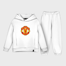 Детский костюм хлопок Oversize с принтом MANCHESTER UNITED в городе Новоалтайск,  |  | football | manchester united | англия. | кристал пэлас | манчестер | манчестер сити | манчестер юнайтед | футбол