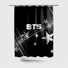 Штора 3D для ванной с принтом BTS бойбенд Stars в городе Новоалтайск, 100% полиэстер | плотность материала — 100 г/м2. Стандартный размер — 146 см х 180 см. По верхнему краю — пластиковые люверсы для креплений. В комплекте 10 пластиковых колец | bts | cute | jungkook | k pop | korean | rm | бойбенд | бтс | ви | джей хоуп | джонгук | кпоп | милый | сюга | чимин | чин