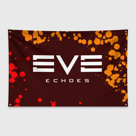 Флаг-баннер с принтом EVE ECHOES ИВ ЭХО в городе Новоалтайск, 100% полиэстер | размер 67 х 109 см, плотность ткани — 95 г/м2; по краям флага есть четыре люверса для крепления | echo | echoes | eve | game | games | logo | online | space | ев онлайн | ев эхо | еве | ив онлайн | ив эхо | игра | игры | космос | лого | логотип | логотипы | онлайн | символ | символы | эхо | эхос