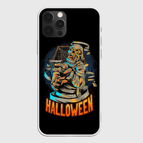 Чехол для iPhone 12 Pro Max с принтом Halloween в городе Новоалтайск, Силикон |  | art | bones | cobweb | halloween | moon | mummy | skeleton | skull | арт | кости | луна | мумия | паутина | скелет | хэллоуин | хэлуин | череп