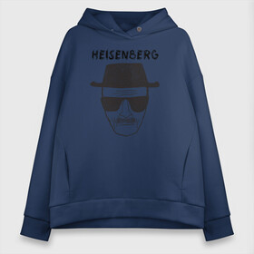 Женское худи Oversize хлопок с принтом Heisenberg в городе Новоалтайск, френч-терри — 70% хлопок, 30% полиэстер. Мягкий теплый начес внутри —100% хлопок | боковые карманы, эластичные манжеты и нижняя кромка, капюшон на магнитной кнопке | breaking bad | sony pictures television | spt_2741523_breakingbad | vdsvar | walter hartwell white | брайан крэнстон | во все тяжкие | уолтер хартвелл уайт