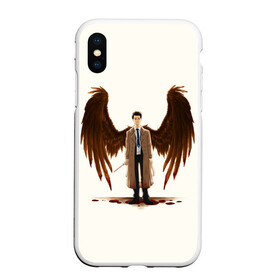 Чехол для iPhone XS Max матовый с принтом Сверхъестественное в городе Новоалтайск, Силикон | Область печати: задняя сторона чехла, без боковых панелей | art | supernatural | азазель | арт | винчестеры | гавриил | дин | кас | кастиэль | кроули | люцифер | сверхъестественное | сериал | сериалы | сэм