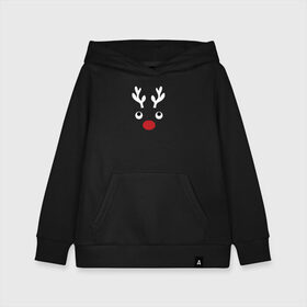 Детская толстовка хлопок с принтом Deer Baby в городе Новоалтайск, 100% хлопок | Круглый горловой вырез, эластичные манжеты, пояс, капюшен | 