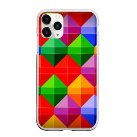 Чехол для iPhone 11 Pro Max матовый с принтом Цветные ромбы в городе Новоалтайск, Силикон |  | Тематика изображения на принте: ромб | ромбы | цвет | цвета | цветные ромбы