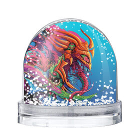 Снежный шар с принтом HyperBeast в городе Новоалтайск, Пластик | Изображение внутри шара печатается на глянцевой фотобумаге с двух сторон | counter strike | cs | cs go | cs go hyperbeast | csgo | game | howl | hyper beast | hyper beast 2020 | hyperbeast | вой | гипер бист | гипер бист 2020 | го | дракон | игра cs go | контр страйк | контра | кс | оружие кс го | скин