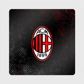 Магнит виниловый Квадрат с принтом AC MILAN / МИЛАН в городе Новоалтайск, полимерный материал с магнитным слоем | размер 9*9 см, закругленные углы | Тематика изображения на принте: ac | ac milan | acm | football | logo | milan | sport | клуб | лого | логотип | логотипы | милан | символ | символы | спорт | форма | футбол | футбольная | футбольный